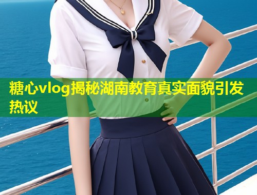 糖心vlog揭秘湖南教育真实面貌引发热议  第1张