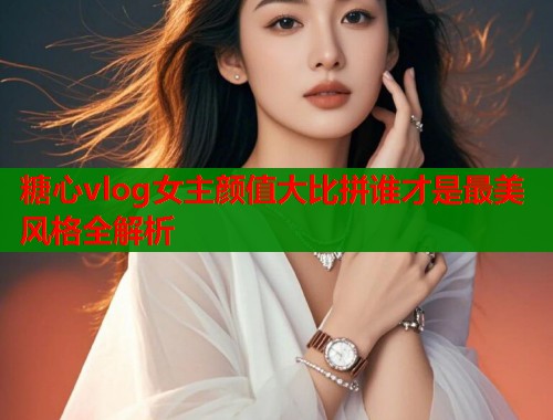 糖心vlog女主颜值大比拼谁才是最美风格全解析