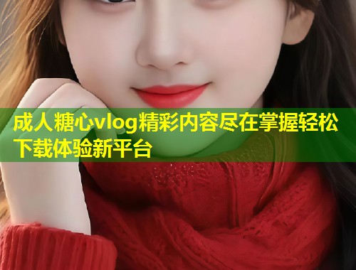 成人糖心vlog精彩内容尽在掌握轻松下载体验新平台  第1张
