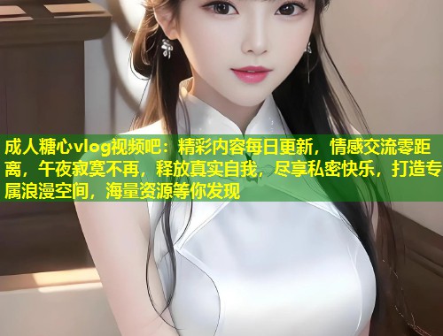 成人糖心vlog视频吧：精彩内容每日更新，情感交流零距离，午夜寂寞不再，释放真实自我，尽享私密快乐，打造专属浪漫空间，海量资源等你发现