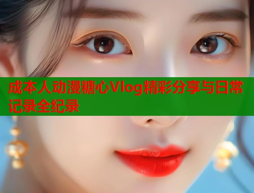 成本人动漫糖心Vlog精彩分享与日常记录全纪录